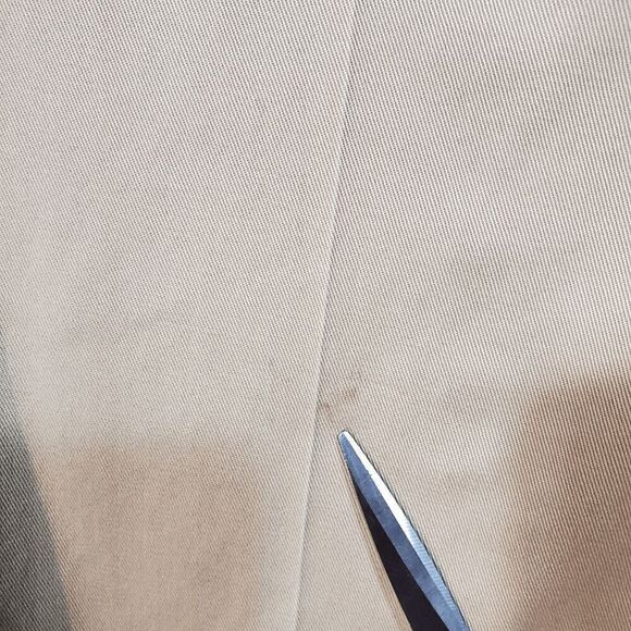 L.L. Bean Pants Mens 35 Tan Chino Cotton Comfort Waist Flat Front Regular Fit - Picture 2 of 8